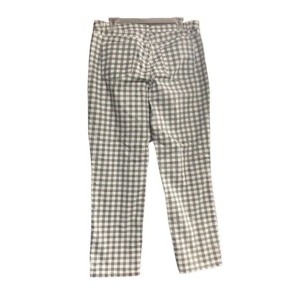TRU LUX JEANS Gingham Black & White Size 12 Inseam 28” - Picture 2 of 12